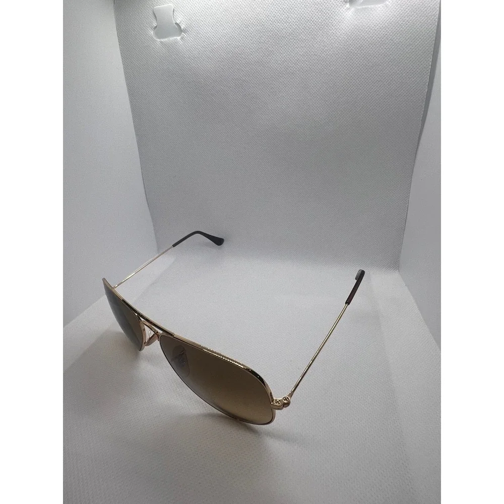 Ray-Ban RB3025 Aviator Sunglasses Gold‎ Frame Brown Lens Designer Fashion